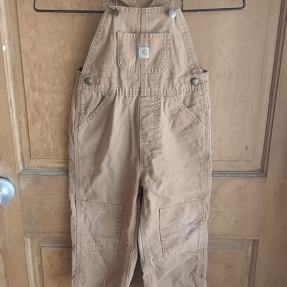 Carhartt Brown Overalls Unisex 3t Insulated Double Knee